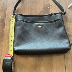 Coach Dark Brown Leather Crossbody Bag